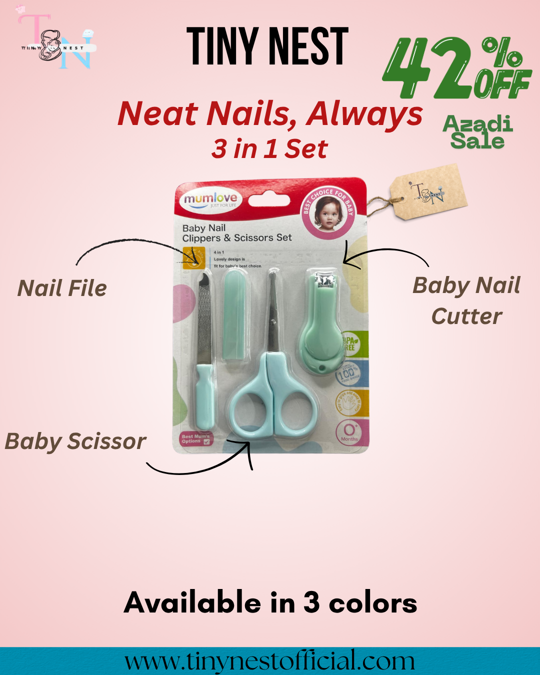 Nail Cutter Set - 3 in 1