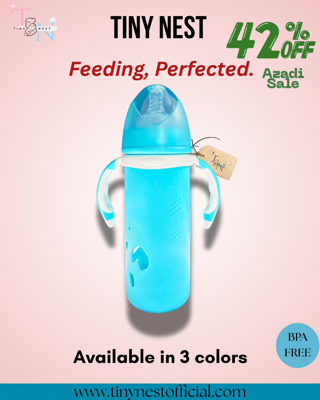 Premium Glass Feeder - Large