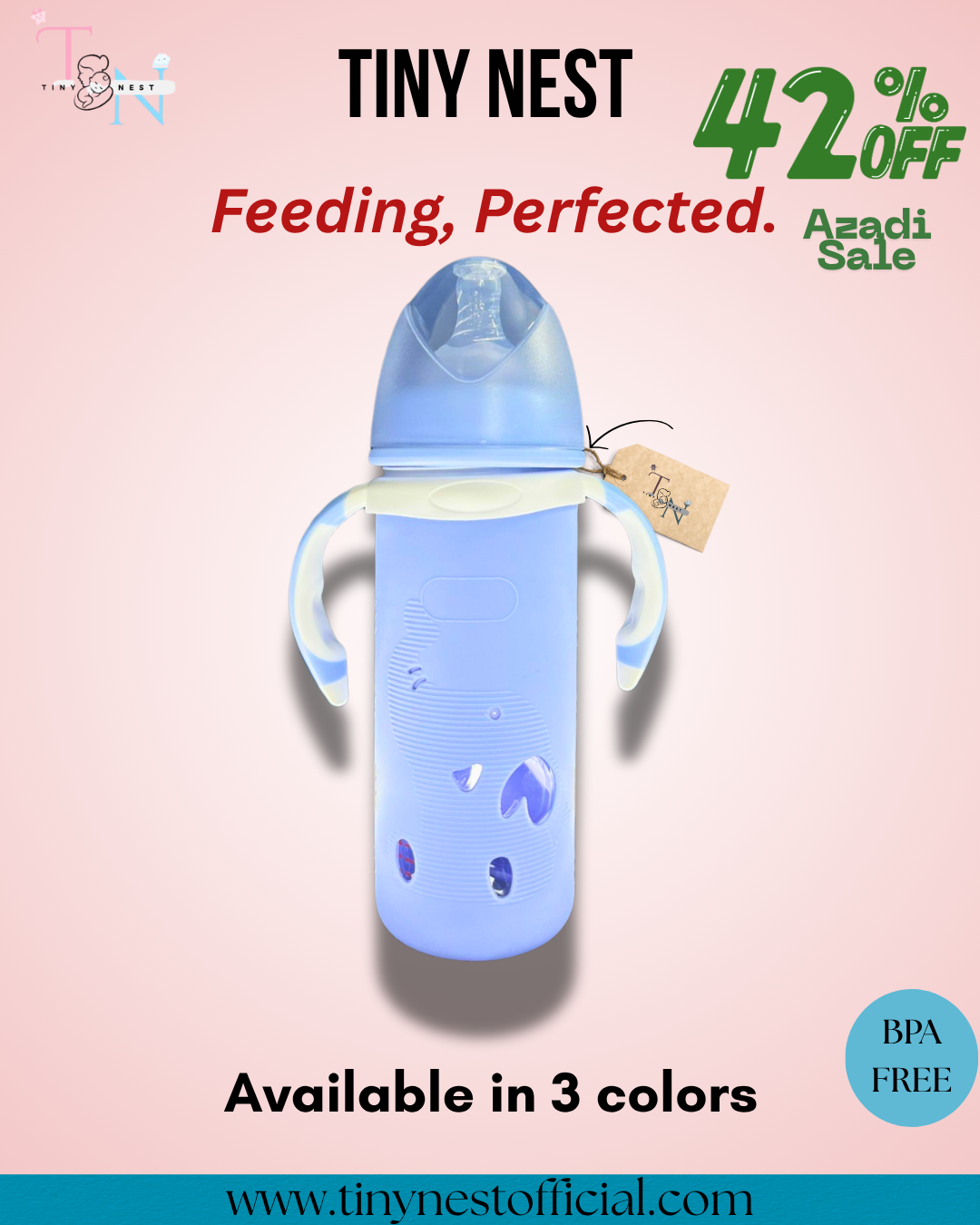 Premium Glass Feeder - Large