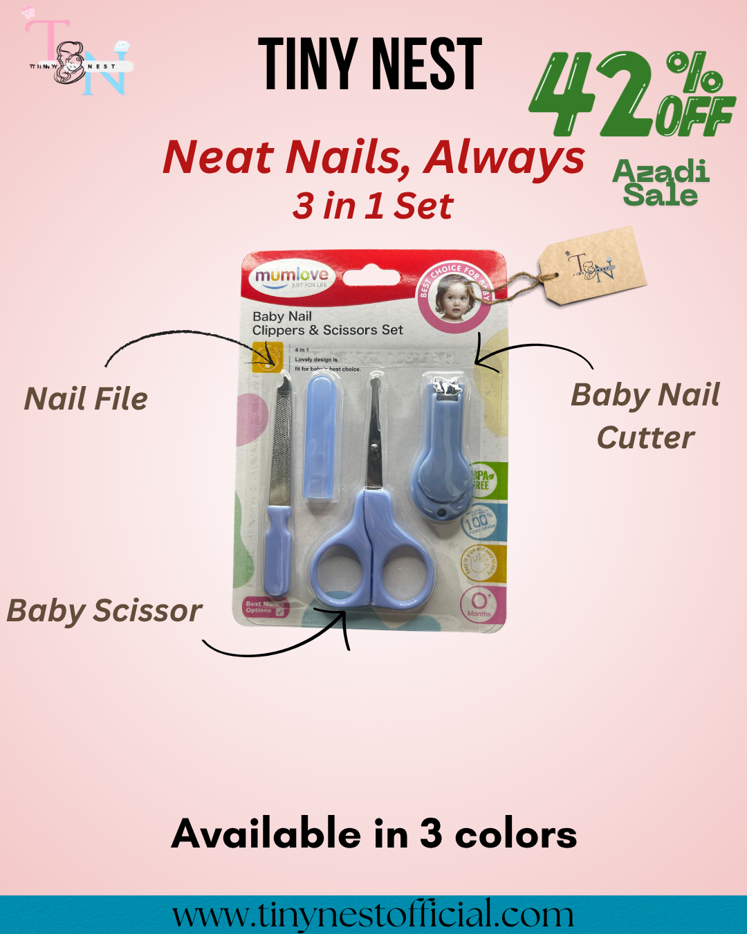 Nail Cutter Set - 3 in 1
