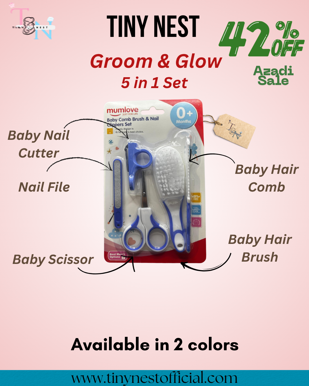 Baby Grooming Set - 5 in 1