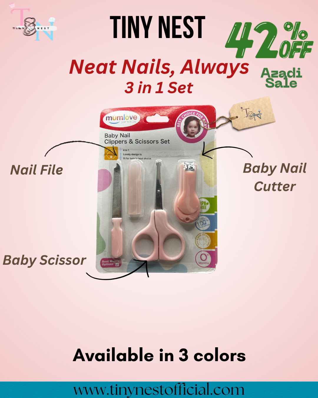 Nail Cutter Set - 3 in 1