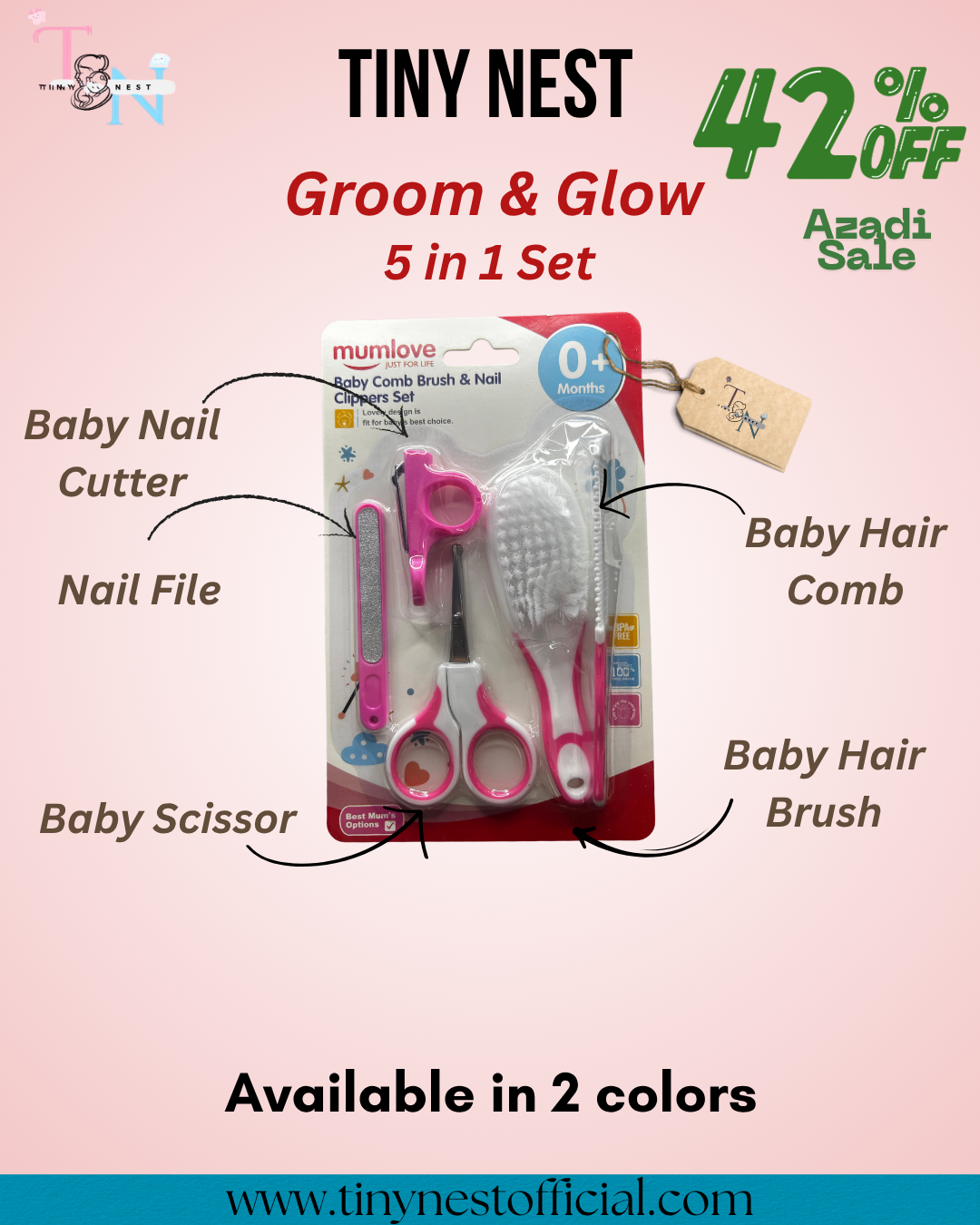 Baby Grooming Set - 5 in 1