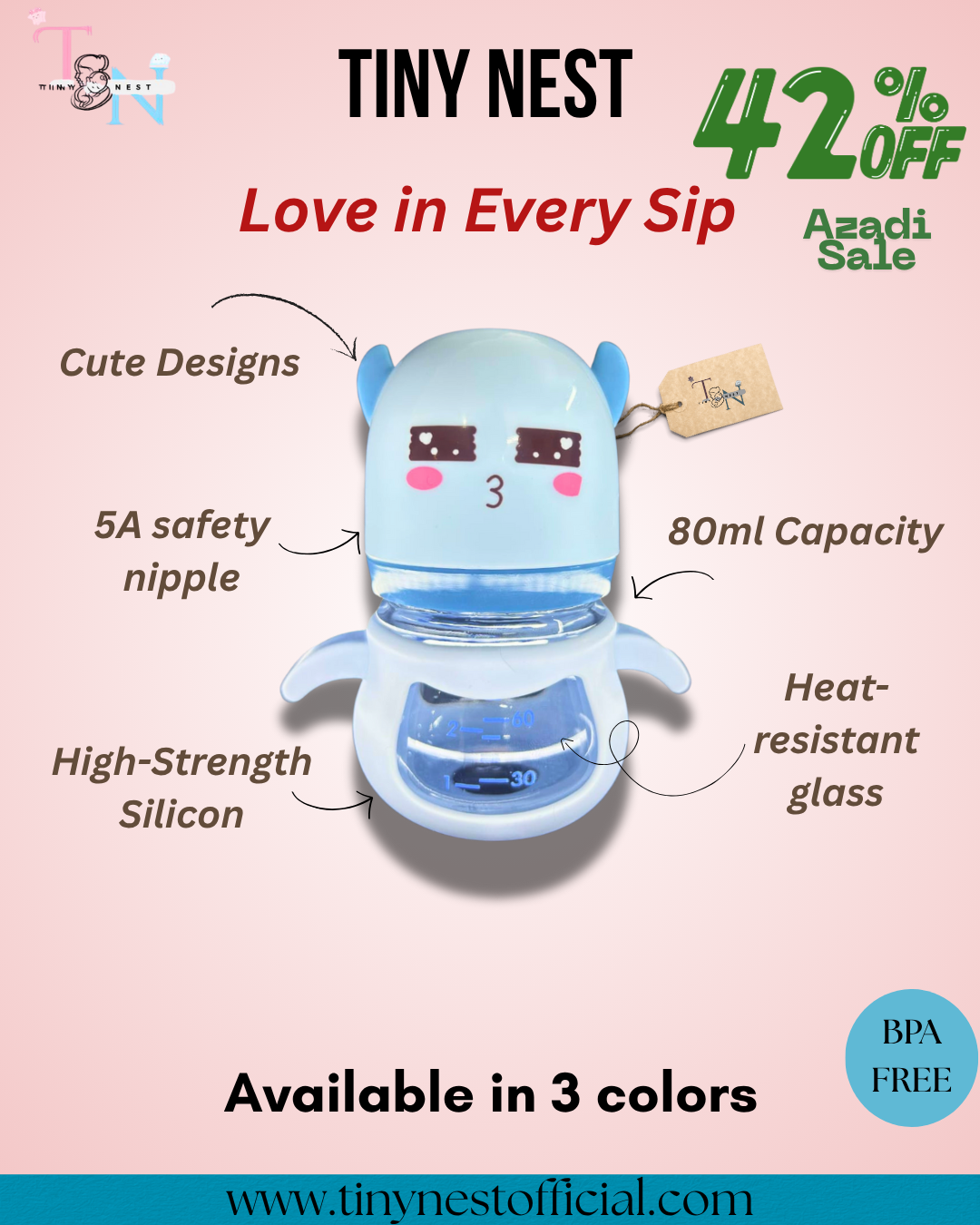 Premium Glass Feeder - Small